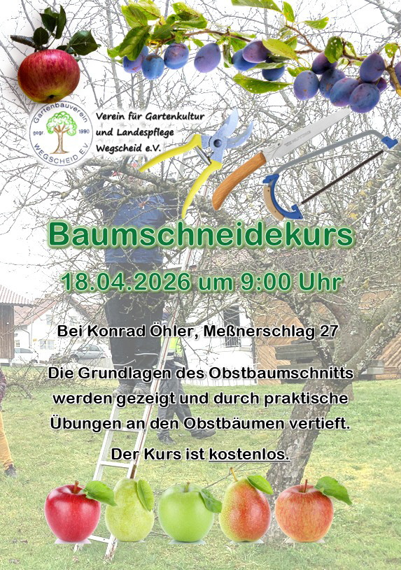 Baumschneidekurs 2026
