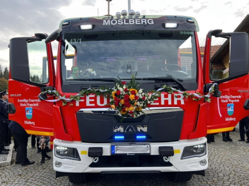Neues Fahrzeug der Feuerwehr Möslberg