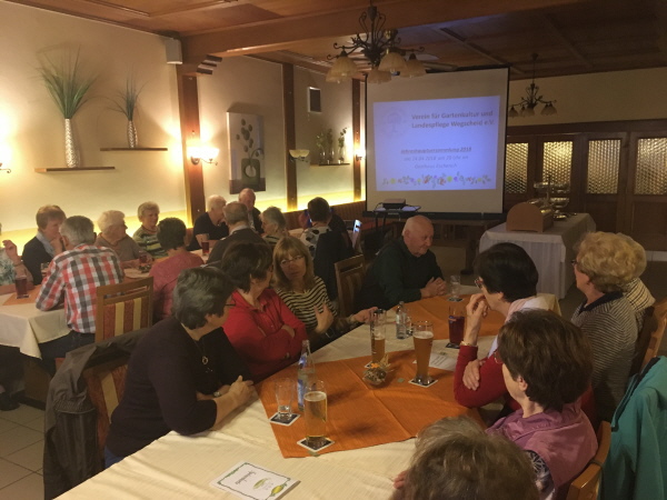 Jahreshauptversammlung 2018