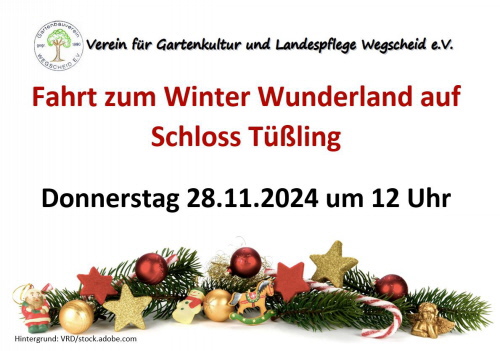 Flyer Fahrt Schloss Tüßling