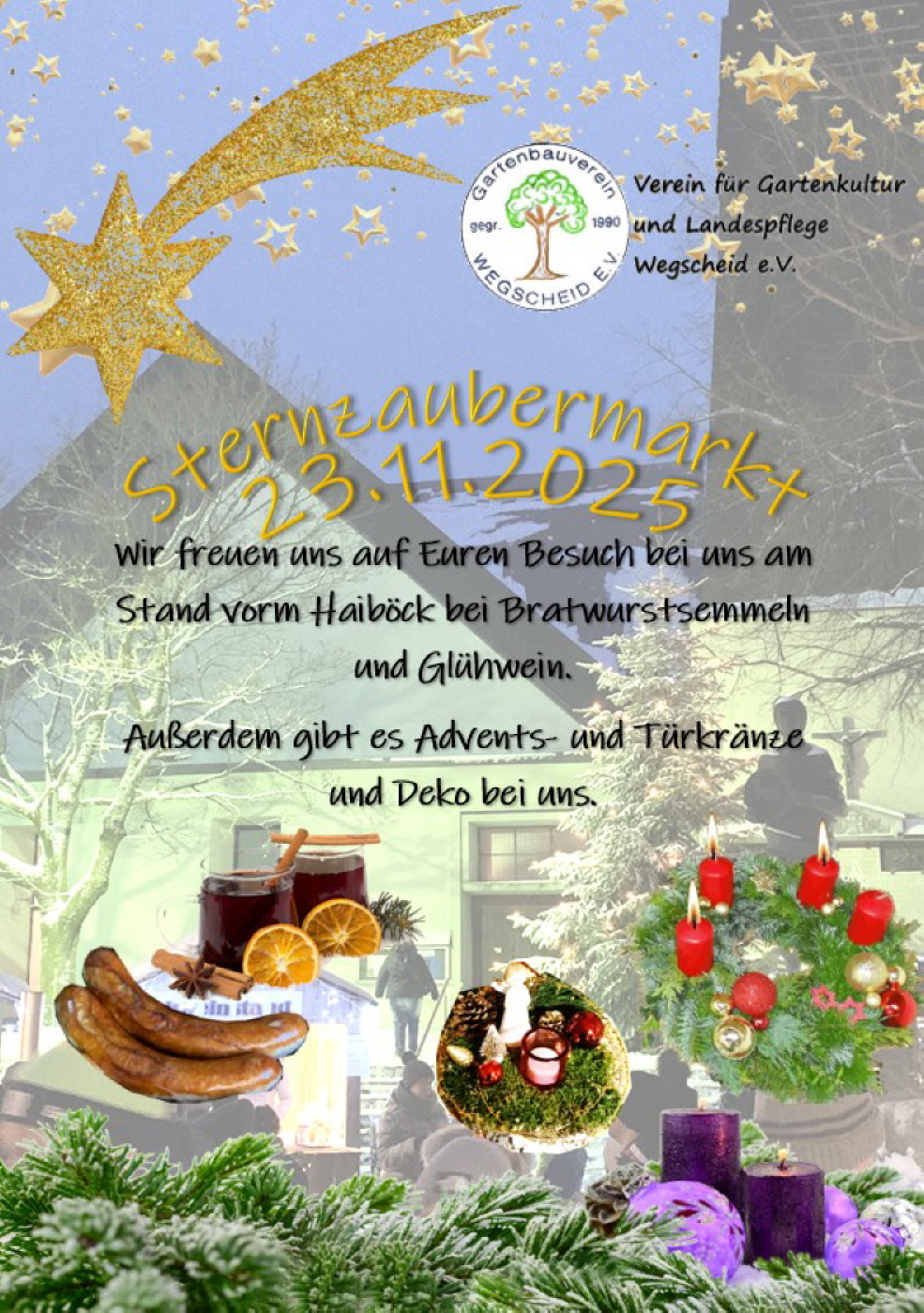 Plakat Sternzaubermarkt 2025