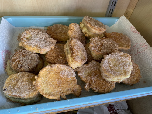 die fertigen Zwetschgenbavesen