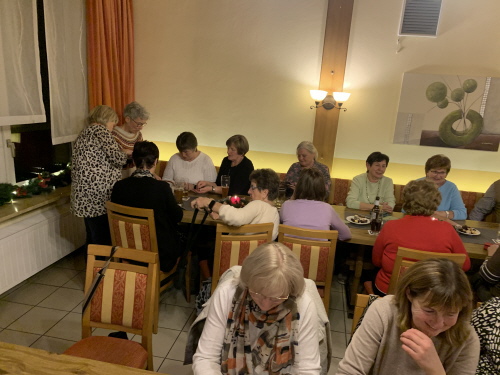 zum Schluss gabs die Tombola-Lose