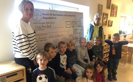 Spenden�bergabe an die Kinderg�rten 2026